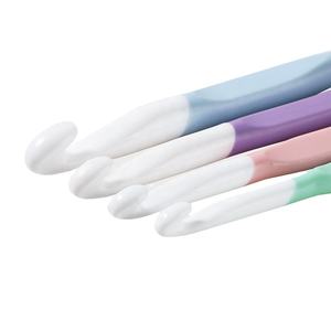Crochet transfrontalier 2025 – Nouveaux outils de tricot et de crochet pour tapis et écharpes, en plastique ABS épaissi avec poignée TPR, 6-20 mm, CH138 - Product Image 1