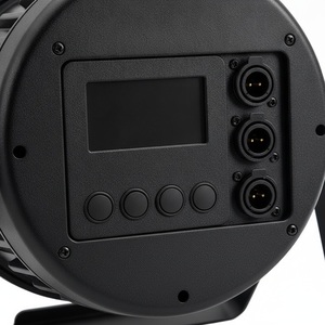 ไฟพาร์ LED สำหรับงานแต่งงานกลางแจ้ง IP65 18x12W RGBWA+UV 6-in-1 พร้อมแผงควบคุมแบบสัมผัสและรีโมท IR สำหรับสถานที่จัดงานในสวน - Product Image 5