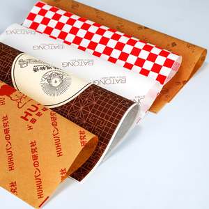 Feuilles de papier ciré jetables pour paniers, fournitures de restaurant, pour pain, fromages, hamburgers, papier d'emballage alimentaire à carreaux - Product Image 6