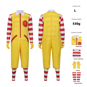 ชุดตัวตลกของ<span class=keywords><strong>ลุง</strong></span>แมคโดนัลด์สำหรับวันฮาโลวีน ประกอบด้วยชุดเดรสและกางเกง เหมาะสำหรับงานปาร์ตี้สวมหน้ากากในเทศกาลอีสเตอร์และงานคาร์นิวัล - Product Image 4