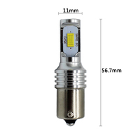 P21W 1156 BA15S BAU15S LED feu de recul 72W Canbus T20 7440 T25 3156 Auto LED feu de recul blanc jaune LED clignotant