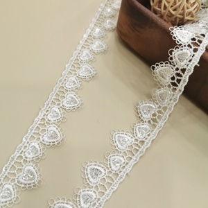 Nuevo hilo <span class=keywords><strong>de</strong></span> poliéster estrecho <span class=keywords><strong>amor</strong></span> Typesequin bordado encaje utilizado para vestido <span class=keywords><strong>de</strong></span> novia encaje decorativo vestido Lencería corpiño para mujer - Product Image 2