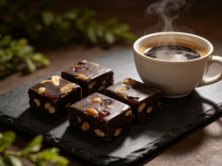 Barres de chocolat noir aux noix, aux amandes, aux canneberges, aux raisins secs, aux fruits et aux noix, en-cas chocolatés aux fruits et aux noix