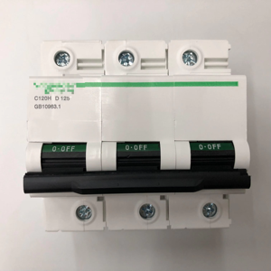 เบรกเกอร์วงจรขนาดเล็กแบบลมร้อน รุ่น C120h 3p D125 ของแท้ใหม่เอี่ยม สำหรับ PLC พร้อมอินเทอร์เฟซการสื่อสาร RS485 - Product Image 1