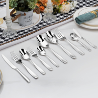Ensembles de couverts de table en acier inoxydable personnalisés en usine en Chine