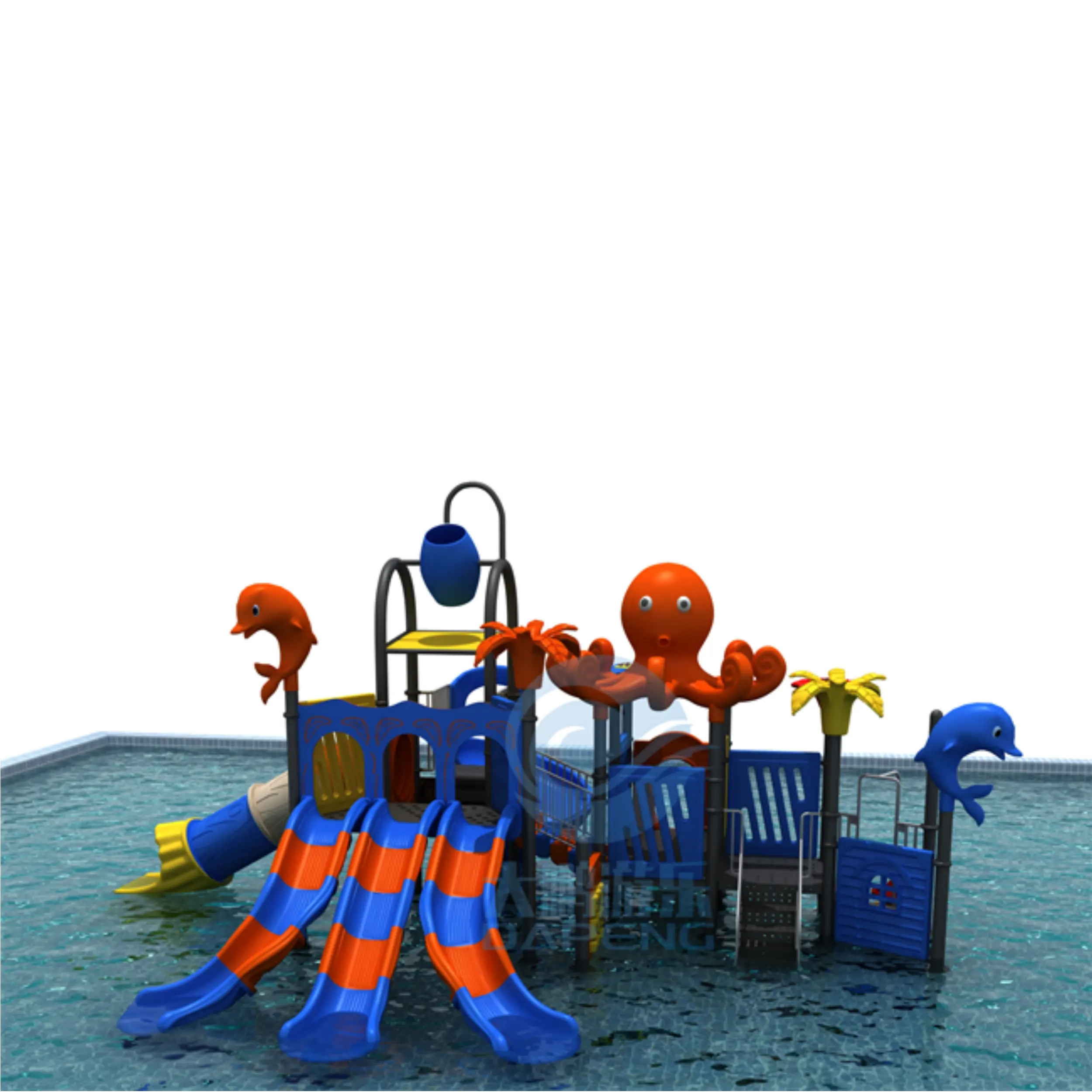 स्लाइड स्विमिंग पूल खेल का मैदान प्लास्टिक स्लाइड फाइबरग्लास वयस्कों के लिए मजेदार इनडोर बच्चों के लिए खेल का मैदान 1 सेट प्रीस्कूल डिजाइन