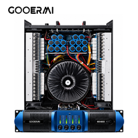 Amplificateur de puissance professionnel 4 canaux Gooermi MX4800 Classe H 2U 4*800 Watts pour systèmes de sonorisation de scène