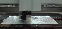Machine de gravure sur verre CNC automatique, état neuf, avec moteur PLC et pompe pour usine de fabrication et construction
