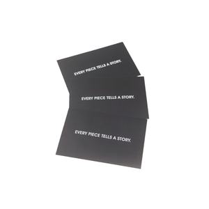 150x100mm Karton 300g/m² Individuelle Chinesische Firmen-Werbe-Mode-Marken-Hochzeitseinladung Geschenk-Nachricht Quadratische Visitenkarte - Product Image 3