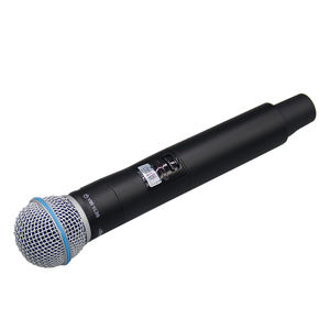 Système de microphone sans fil UHF QLXD4 <span class=keywords><strong>BETA58</strong></span> True Diversity avec micro-cravate et micro-casque pour karaoké et performances scéniques - Product Image 3