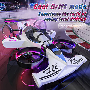 Drone télécommandé 2,4 GHz 4 canaux 2-en-1 : Voiture volante et drone RC, voiture de drift RC, avion volant – Jouets pour enfants - Product Image 4