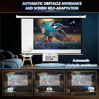 Proyektor Portabel Topleo Movie Full HD Hy350 Max Android 14 1080p Portabel 8K Cinema Mini Video Projector
