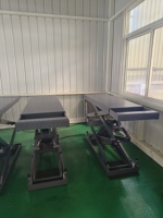 Pont élévateur à ciseaux électrique Hongtech 3,5T pour véhicules, homologué CE, équipement d'atelier hydraulique souterrain/encastré 10