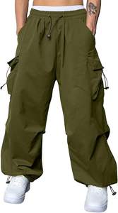 <span class=keywords><strong>Pantaloni</strong></span> da uomo personalizzati in Nylon ad asciugatura rapida <span class=keywords><strong>pantaloni</strong></span> americani con <span class=keywords><strong>paracadute</strong></span> a vita alta larghi <span class=keywords><strong>pantaloni</strong></span> Cargo larghi - Product Image 5