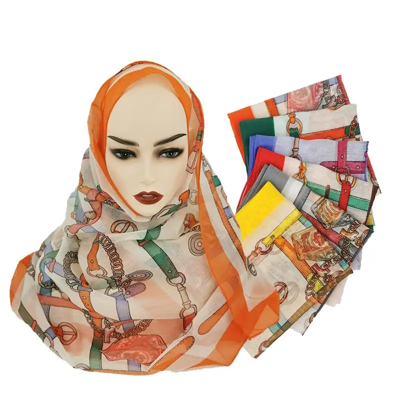 Groothandel Custom Digital Printing Wraps Zijde Als Sjaal Hoge Kwaliteit Moslim Vrouwen Hijab