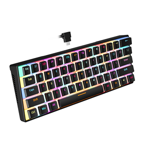 Nuevo Teclado Mecánico para Juegos RGB USB con Cable al 60%, Mini Teclado Mecánico Blanco con Función Anti-Ghosting, Plug and Play - Product Image 5