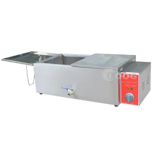 Equipamentos de cozinha de alta qualidade 25l, grande capacidade, máquina de fritadeira espiral de batata, batatas fritas, uso comercial, fritadeira de galinha