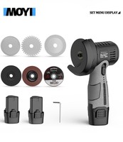 Mini-meuleuse d'angle portable ultra-compacte 12 V au lithium avec disque de meulage, machine à polir et à couper