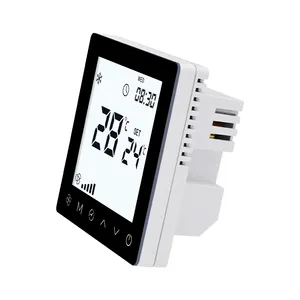 Thermostat de chauffage et de refroidissement numérique mural, contrôle WIFI sans fil Tuya utilisé pour le thermostat d'unité HVAC