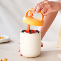 Tasse à petit-déjeuner en acier inoxydable 304, mug à porridge, cuillère portable, grande capacité, élégante tasse à lait, boîte à lunch, à emporter