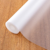 Tapis de réfrigérateur en EVA transparent, fin et moderne, écologique, antidérapant, résistant à l'humidité, anti-poussière et imperméable, pour tiroirs de placard, lavable