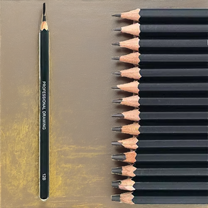 <span class=keywords><strong>Dratec</strong></span> Professionelles 14-teiliges Holz-Skizzenstift-Set mit Schwarzem Bleistift Individuell Bedruckte Standardstifte für Schule & Kunst - Product Image 3