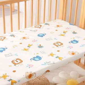 Vente flash Literie rafraîchissante écologique Extra douce en bambou biologique Ensemble de draps pour lit bébé - Product Image 4