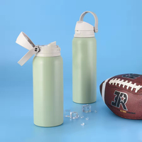 Bouteille d'eau sport isotherme à double paroi en acier inoxydable 550 ml 750 ml 1 L 1,2 L, sans BPA, couvercle anti-fuite, isolation 6-12h