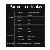 Usine de gros 1080P écran large moniteur d'ordinateur de bureau LCD Pc Monitor
