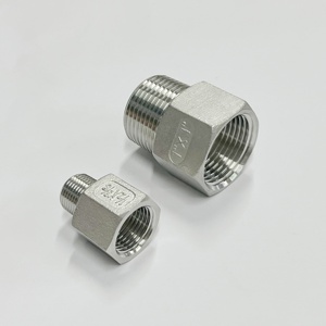 WAKAMATSU 304 адаптер для фитинга труб из нержавеющей стали G 1/2 "с наружной резьбой X 1" NPT Женский шестигранный редуктор - Product Image 6