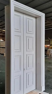 Nouveau design de maison personnalisée Porte pivotante de sécurité d'entrée extérieure antivol Portes d'entrée principales en aluminium avant de sécurité - Product Image 4