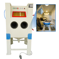 Machine de sablage robuste pour le nettoyage des métaux, cabine de sablage pour l'élimination de la rouille et le débavurage