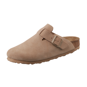 Pantuflas de Corcho Birken Boston con Logotipo Personalizado |   Zapatos Ergonómicos de Corcho de Calidad Alemana |   Sandalias <span class=keywords><strong>Birkenstock</strong></span> de Cuero de Alta Calidad de 2.8MM-3.2MM - Product Image 1