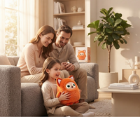 Produit phare : Compagnon de bureau IA Lapin, Robot poupée compagnon émotionnel à dialogue intelligent, Jouet en peluche éducatif et Pendentif