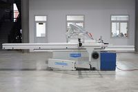 Scie à panneaux CNC Blue Elephant, scie à panneaux à table coulissante, machine à découper le bois, machine pour la fabrication de fenêtres et de portes