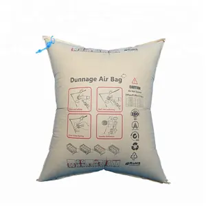 120*180CM Kraft Paper Dunnage Bag Manufacturer In Shanghai China For Transaction