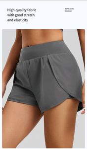 Pantalones cortos de yoga holgados con bolsillos laterales para mujer, de verano, de secado rápido, ligeros, para correr y hacer ejercicio - Product Image 4