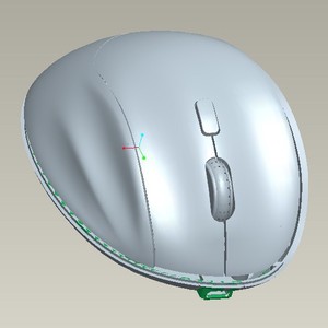 Souris verticale ergonomique VMW-100, conception de produit informatique numérique - Product Image 2