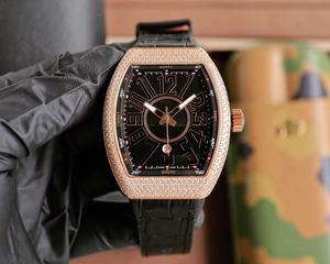 Montre mécanique élégante haut de gamme, mouvement importé, cristal saphir, boîtier carré, aiguilles, résistance à l'eau 100 bars ; Luxueuse - Product Image 2