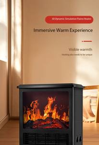 Calefacción portátil independiente de pie calentador eléctrico espacio estufa <span class=keywords><strong>chimenea</strong></span> <span class=keywords><strong>con</strong></span> <span class=keywords><strong>patas</strong></span> - Product Image 6