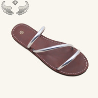 Sandales plates pour femmes à la mode, nouvelles tendances, vente en gros, durables et confortables, sandales et pantoufles plates pour femmes, durables