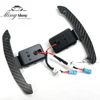 SYPES Luxe pour volant en fibre de carbone avec palettes de changement de vitesse magnétiques pour E90 M2/M3 E92 M3 E93 X5M/X6M E70/E71 M4/M5 F80