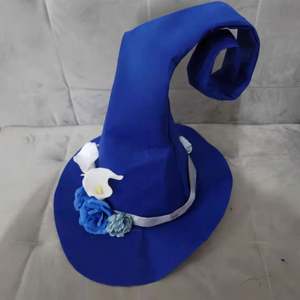 Sombrero de Bruja Negro de Halloween, Estilo Mágico, Nuevo, Directo de Fábrica - Product Image 3