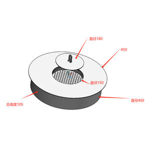 Alcohol manual 400 MM <span class=keywords><strong>Chimenea</strong></span> integrada redonda fácil de usar Muebles de jardín <span class=keywords><strong>Chimenea</strong></span> de <span class=keywords><strong>bioetanol</strong></span> de combustible - Product Image 6