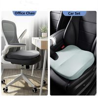 Coussin de siège ergonomique pour bureau, voiture, bus, avion, pour personnes âgées, pour soulager la douleur sciatique, coussin de rehausseur de siège