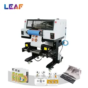 LEAF A3 UV DTF Roll untuk Roll stiker Printer 30cm UV DTF mesin cetak untuk casing ponsel dengan 2pcs XP600
