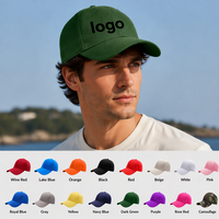 Casquette de baseball personnalisable avec logo, vente en gros, fermeture à boucle, 100% coton, verte, 6 panneaux, réglable, broderie, pour hommes et femmes