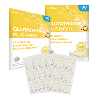 Patch transdermique au glutathion Hodaf, application ARM, certifié ISO//CE, taille et logo personnalisables, soin doux de la peau, bien-être quotidien