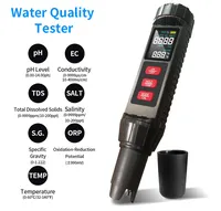 Portable 7In1 moniteur de qualité de l'eau numérique PH TDS EC ORP salinité SG compteur de température Aquarium piscine réservoir de poissons en plastique haute