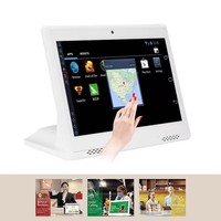 Écran d'affichage numérique LCD de 10,1 pouces de type L, utilisation commerciale, tablette Android WiFi tout-en-un, PC, support de sol pour magasin de détail